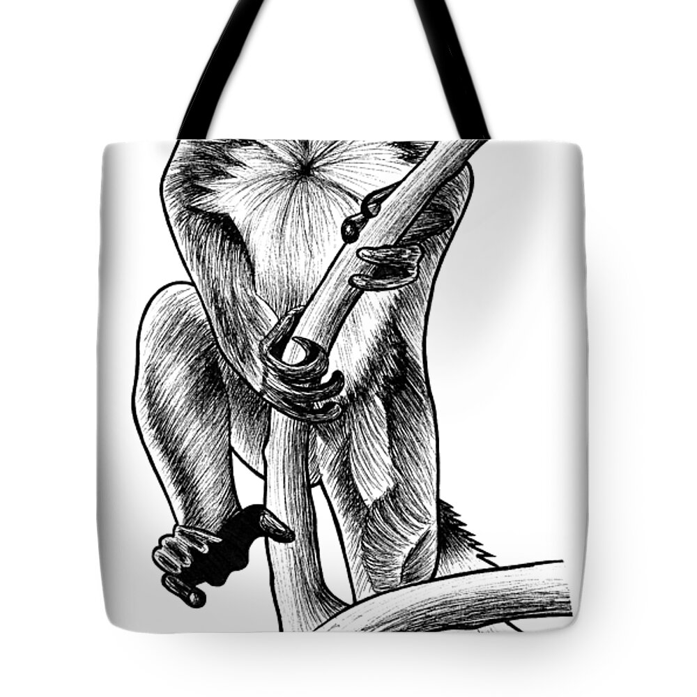 Cotton Tote Bag I Love Lemurs 